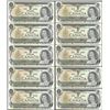 Image 1 : Lot of (10) Consecutive 1973 $1 Bank of Canada Notes - Uncirculated