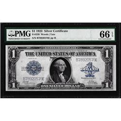 1923 $1 Silver Certificate Note Fr.239 PMG Gem Uncirculated 66EPQ