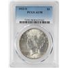 Image 1 : 1922-S $1 Peace Silver Dollar Coin PCGS AU58