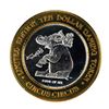 Image 1 : .999 Fine Silver Circus Circus Reno, Nevada $10 Limited Edition Gaming Token