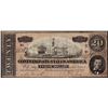 Image 1 : 1864 $20 Confederate States of America Note
