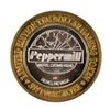 Image 1 : .999 Silver Peppermill Hotel Casino Reno $10 Casino Gaming Token Limited Edition