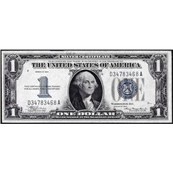 1934 $1 Funnyback Silver Certificate Note