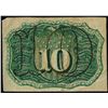 Image 2 : March 3, 1863 Ten Cent 2nd Issue Fractional Currency Note