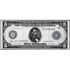 Image 1 : 1914 $5 Federal Reserve Bank Note Chicago