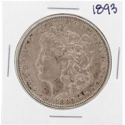 1893 $1 Morgan Silver Dollar Coin