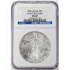 Image 1 : 2006 $1 American Silver Eagle Coin NGC MS69 Early Releases