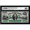 Image 1 : Low Serial Number 1872 $50 South Carolina Obsolete Note PMG Superb Gem Unc. 68EPQ
