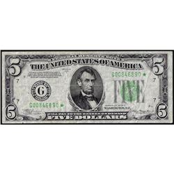 1934A $5 Federal Reserve STAR Note Chicago