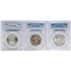 Image 1 : Lot of (3) 1945 Walking Liberty Half Dollar Coins NGC MS64