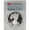 Image 1 : 2016-W $1 Proof American Silver Eagle Coin PCGS PR70DCAM First Strike Ronald Reagan