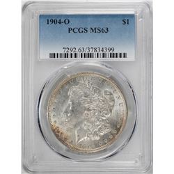 1904-O $1 Morgan Silver Dollar Coin PCGS MS63