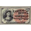 Image 1 : March 3, 1863 10 Cents 4th Issue Fractional Currency Note