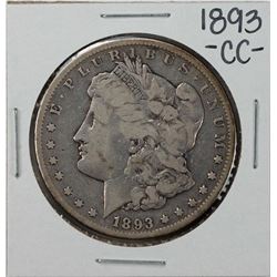 1893-CC $1 Morgan Silver Dollar Coin