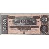 Image 1 : 1864 $10 Confederate States of America Note