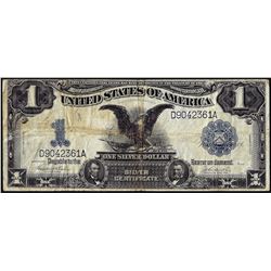 1899 $1 Black Eagle Silver Certificate Note