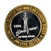 Image 2 : .999 Silver Stratosphere Las Vegas, NV $10 Casino Limited Edition Gaming Token