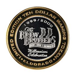 .999 Silver Eldorado Hotel and Casino $10 Casino Gaming Token Limited Edition