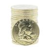 Image 1 : Roll of (20) Brilliant Uncirculated 1963-D Franklin Half Dollar Coins