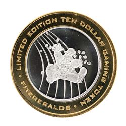 .999 Silver Fitzgerald's Casino & Hotel Reno, NV $20 Limited Edition Gaming Token