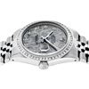 Image 3 : Rolex Men's Stainless Steel Meteorite Diamond Princess Cut 36MM Datejust Wristwatch