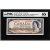 Image 1 : 1954 $50 Bank of Canada Note BC-42b PMG Gem Uncirculated 65EPQ