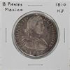 Image 1 : 1810 HJ Mexico 8 Reales Silver Coin