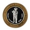 Image 1 : .999 Silver Pioneer Hotel & Gambling Hall $10 Casino Limited Edition Gaming Token