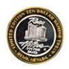 Image 2 : .999 Fine Silver Flamingo Reno, Nevada $10 Limited Edition Gaming Token