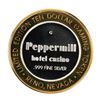 Image 2 : .999 Fine Silver Peppermill Reno, Nevada $10 Limited Edition Gaming Token