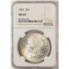 Image 1 : 1882 $1 Morgan Silver Dollar Coin NGC MS63