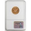 Image 2 : 1881 $5 Liberty Head Half Eagle Gold Coin NGC MS61