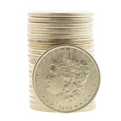 Roll of (20) Brilliant Uncirculated 1885 $1 Morgan Silver Dollar Coins