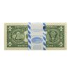 Image 2 : Pack of (100) Consecutive 2013 $1 Federal Reserve Star Notes San Francisco