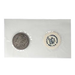 1891 $1 Morgan Silver Dollar Coin GSA Soft Pack