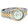Image 5 : Rolex Men's Two Tone 14K Mother Of Pearl Diamond 36MM Datejust Wristwatch