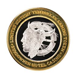 .999 Silver Sundowner Hotel Casino Reno, NV $10 Casino Limited Edition Gaming Token