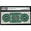 Image 2 : 1872 $20 State of South Carolina Obsolete Note PMG Gem Unc. 67EPQ Low Serial Number
