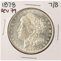 1878 7/8 $1 Morgan Silver Dollar Coin