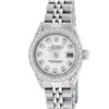 Image 2 : Rolex Ladies Stainless Steel White Diamond Lugs & Datejust Wristwatch