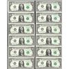 Image 1 : District Set of (12) 1977 $1 Federal Reserve Notes