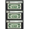 Image 2 : Lot of (3) Consecutive 1953C $2 Legal Tender Notes Fr.1512 PMG Gem Uncirculated 66EPQ