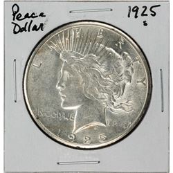1925-S $1 Peace Silver Dollar Coin