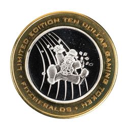 .999 Silver Fitzgerald's Casino & Hotel Reno, NV $20 Limited Edition Gaming Token