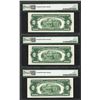 Image 2 : Lot of (3) Consecutive 1953C $2 Legal Tender Notes Fr.1512 PMG Gem Uncirculated 66EPQ