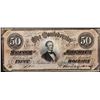 Image 1 : 1864 $50 Confederate States of America Note