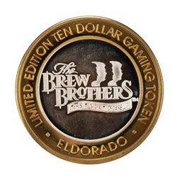 .999 Silver Eldorado Hotel and Casino $10 Casino Gaming Token Limited Edition
