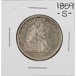 1859-S Seated Liberty Half Dollar Coin