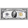 Image 1 : 1934A $10 North Africa WWII Emergency Issue Silver Certificate Note
