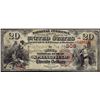 Image 1 : 1882 Brown Back $20 NB of Springfield, MA CH# 308 National Currency Note